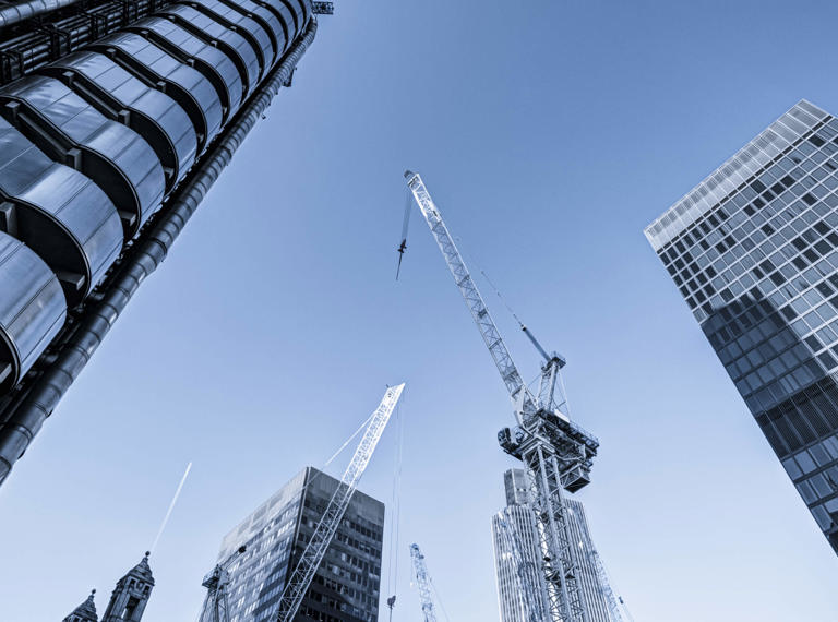 Hero Building And Crane